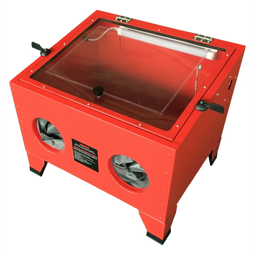 25 Gallon Bench Top Air Sandblasting Cabinet Sandblaster Red