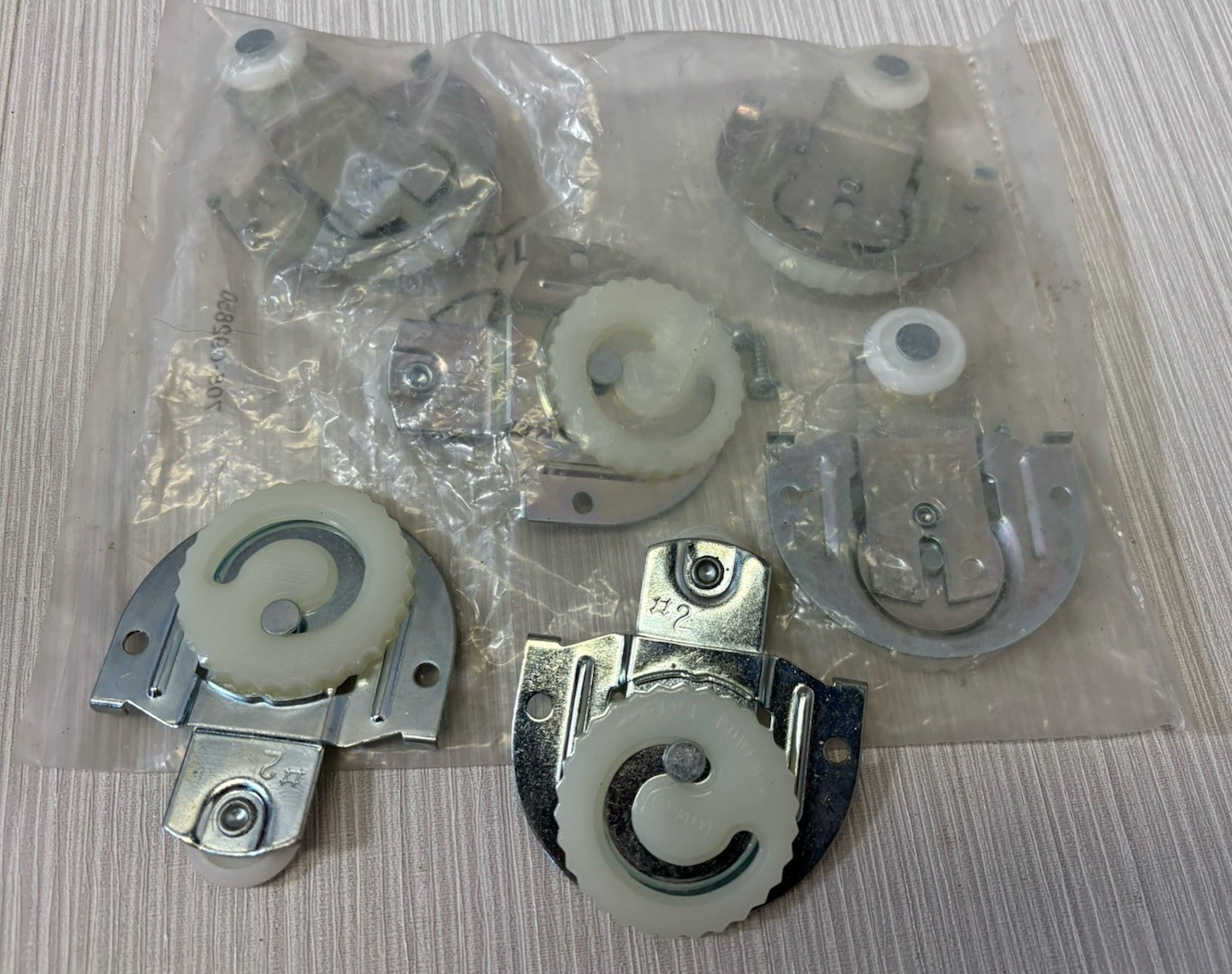 4 Pack Sliding Wardrobe Door Hardware Set, Sliding Closet Door Roller Kit