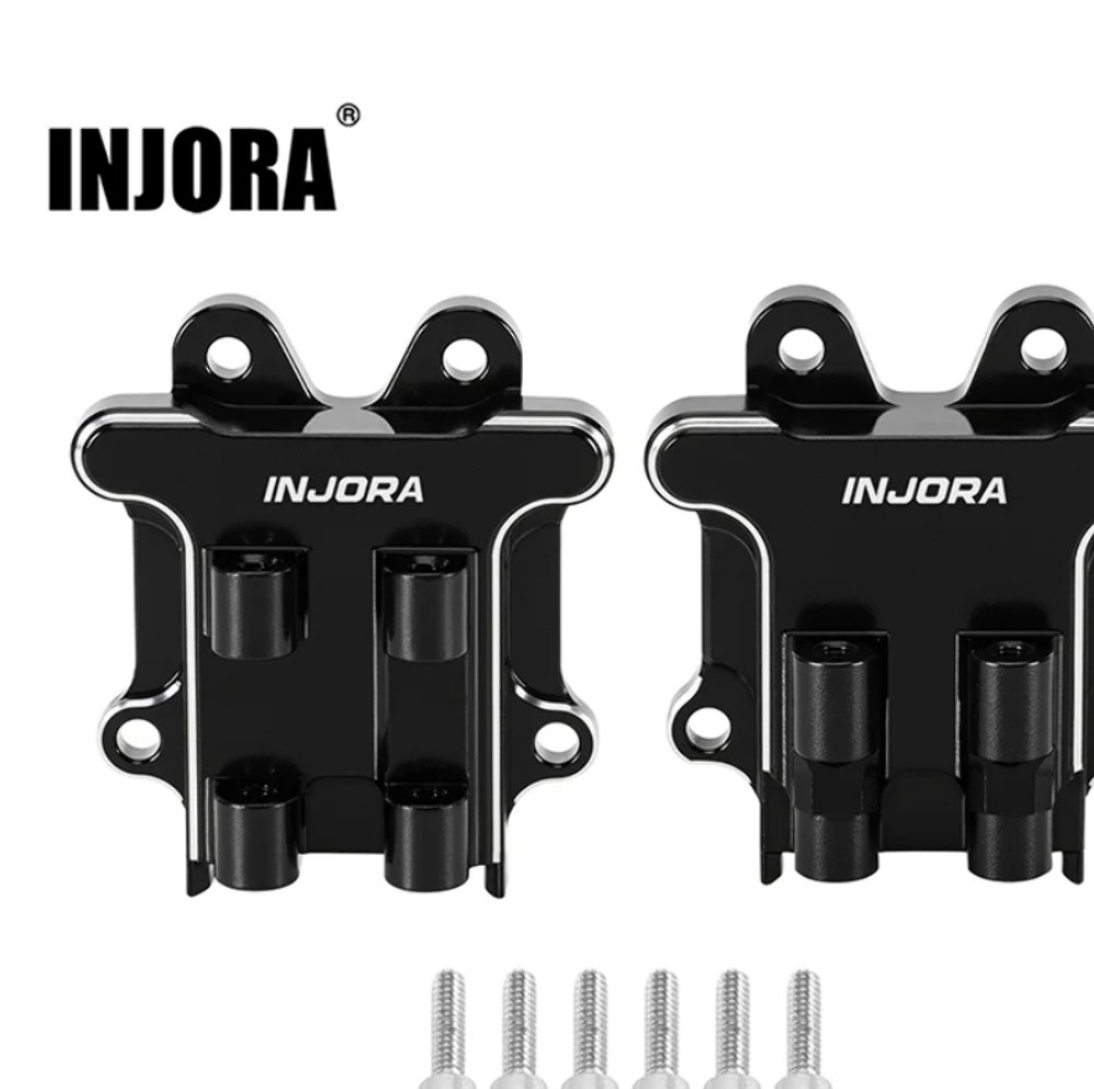 INJORA Aluminum Diff Cover Set for 1/16 Arrma Mojave Grom 1/12 Losi INJGROM-13BK