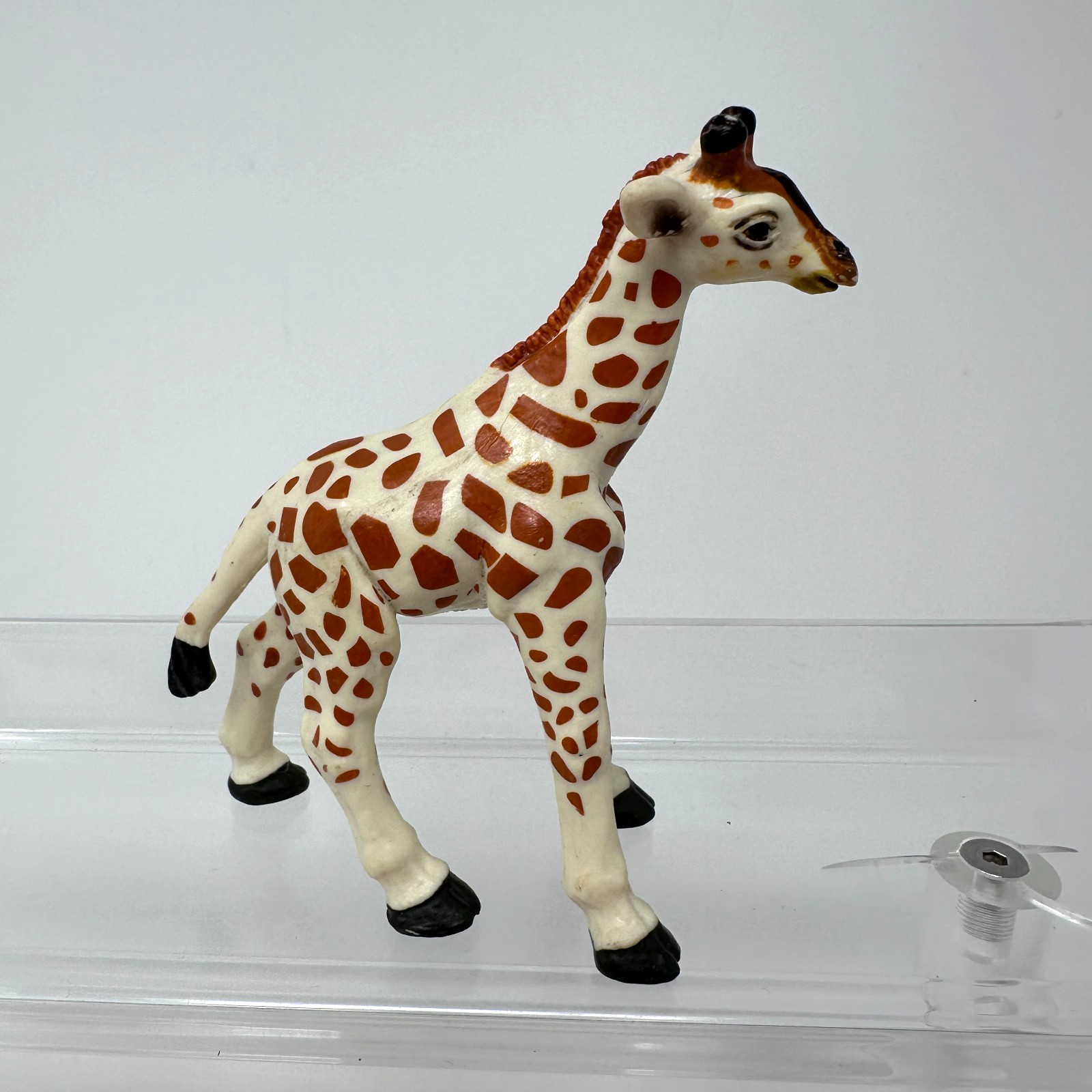 Safari Ltd GiraffeBaby Figure Brown White Wildlife Zoo Animal Figurine 1996 3.5"