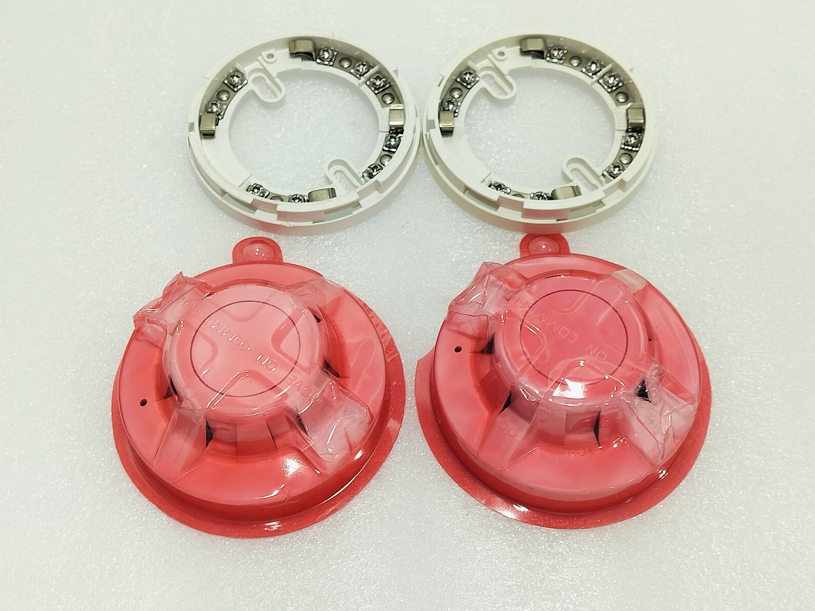 Lot Of 2 Apollo Series 65A 55000-328 High Sensitivity Smoke Detector With Base