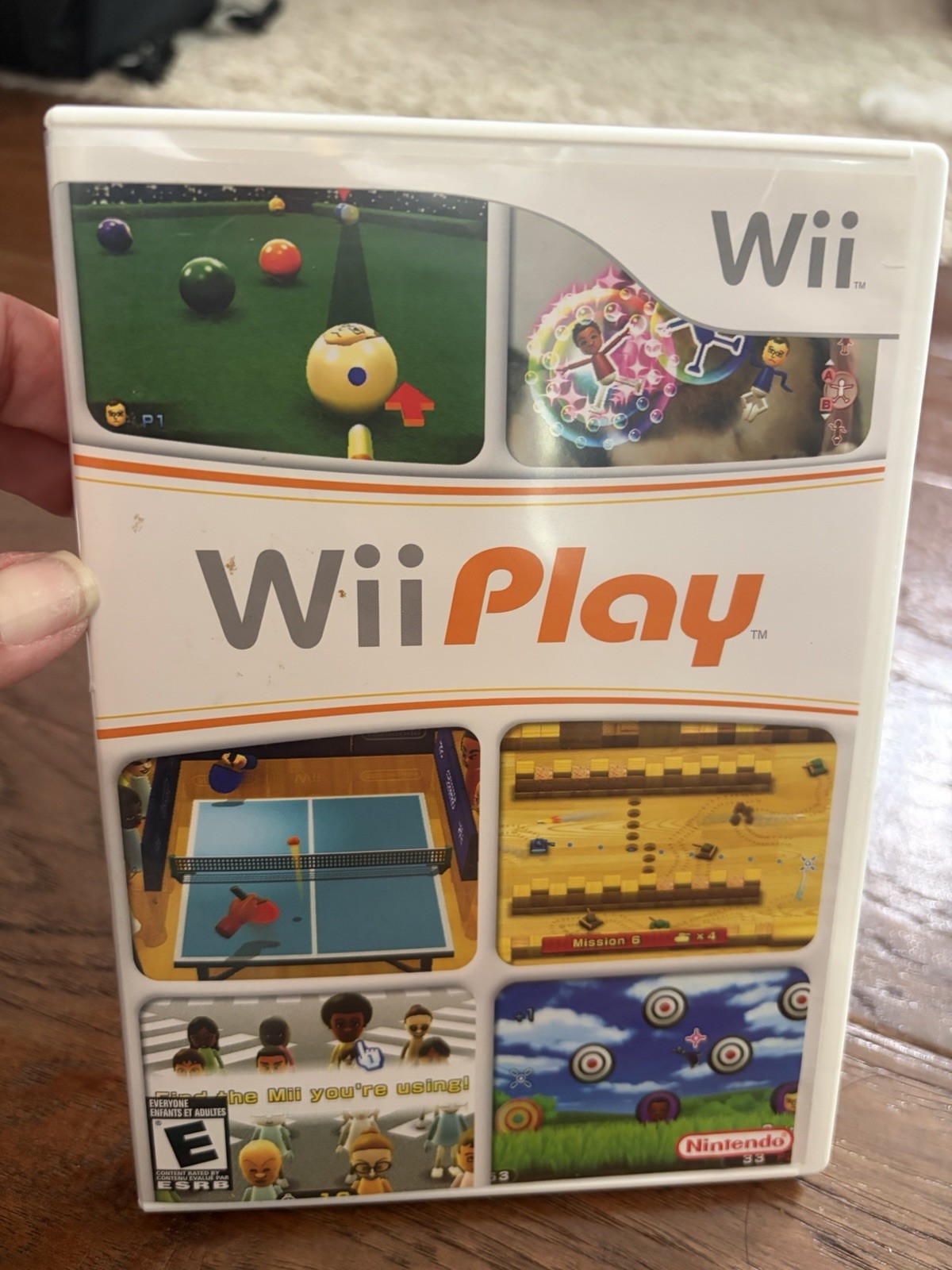 Nintendo Wii Play CASE & MANUAL ONLY