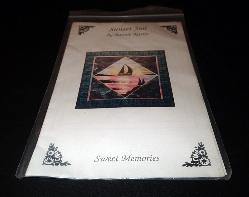 SWEET MEMORIES QUILT PATTERN ~ SUNSET SAIL ~ WALL HANGING / TABLE TOPPER *UNCUT
