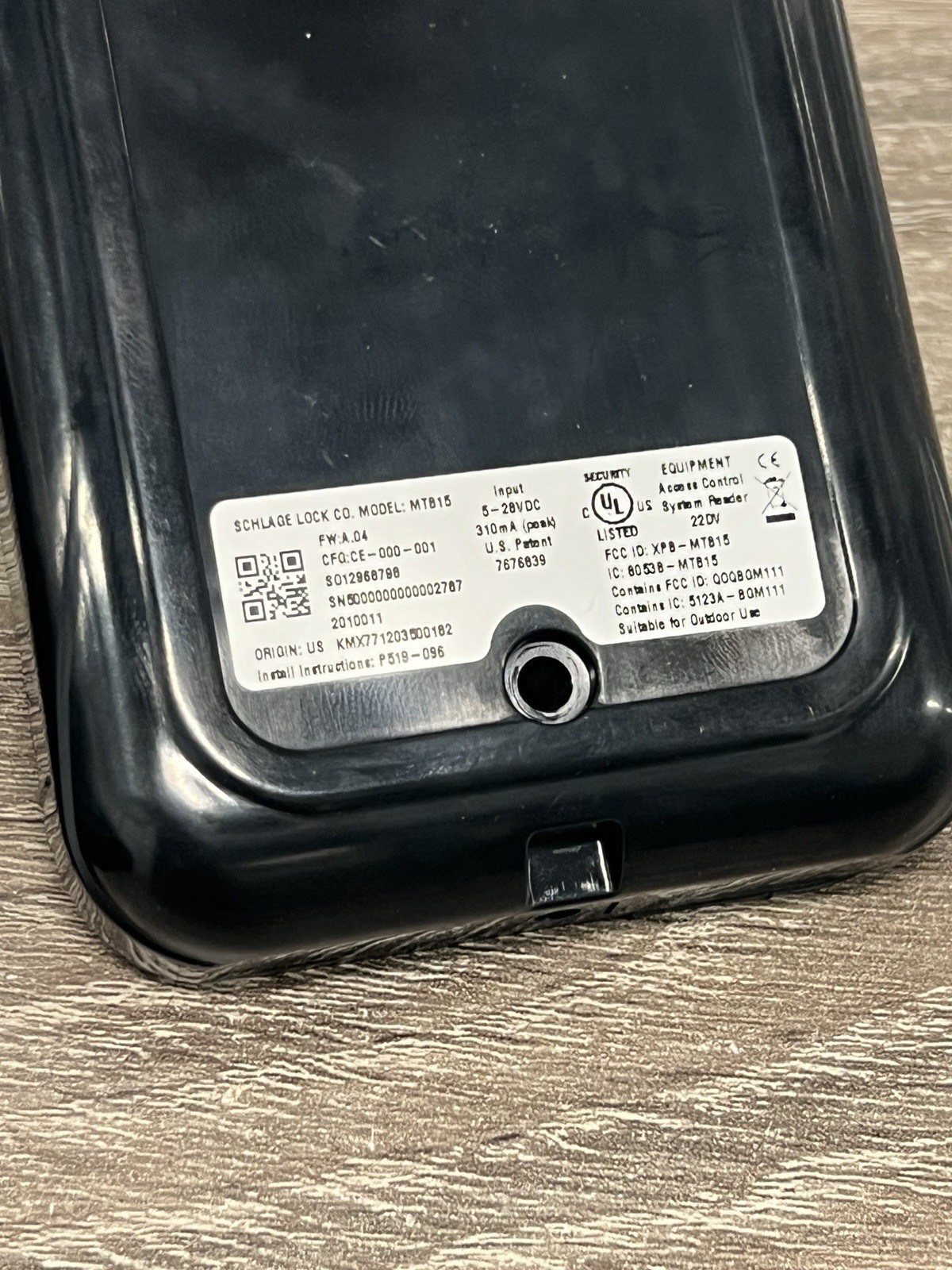 Schlage MTB15 Mobile-Enabled Reader Engage (Unit only)