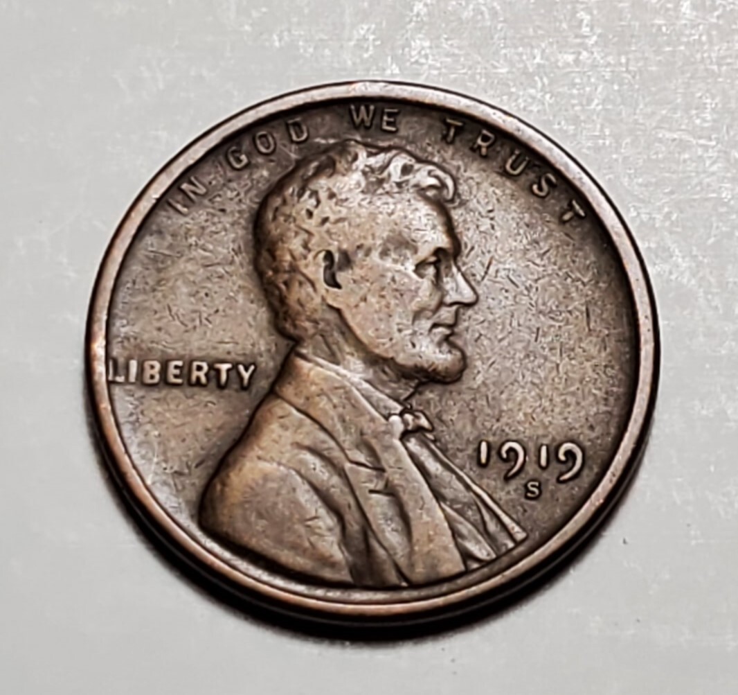 1919 S LINCOLN WHEAT PENNY #C3877