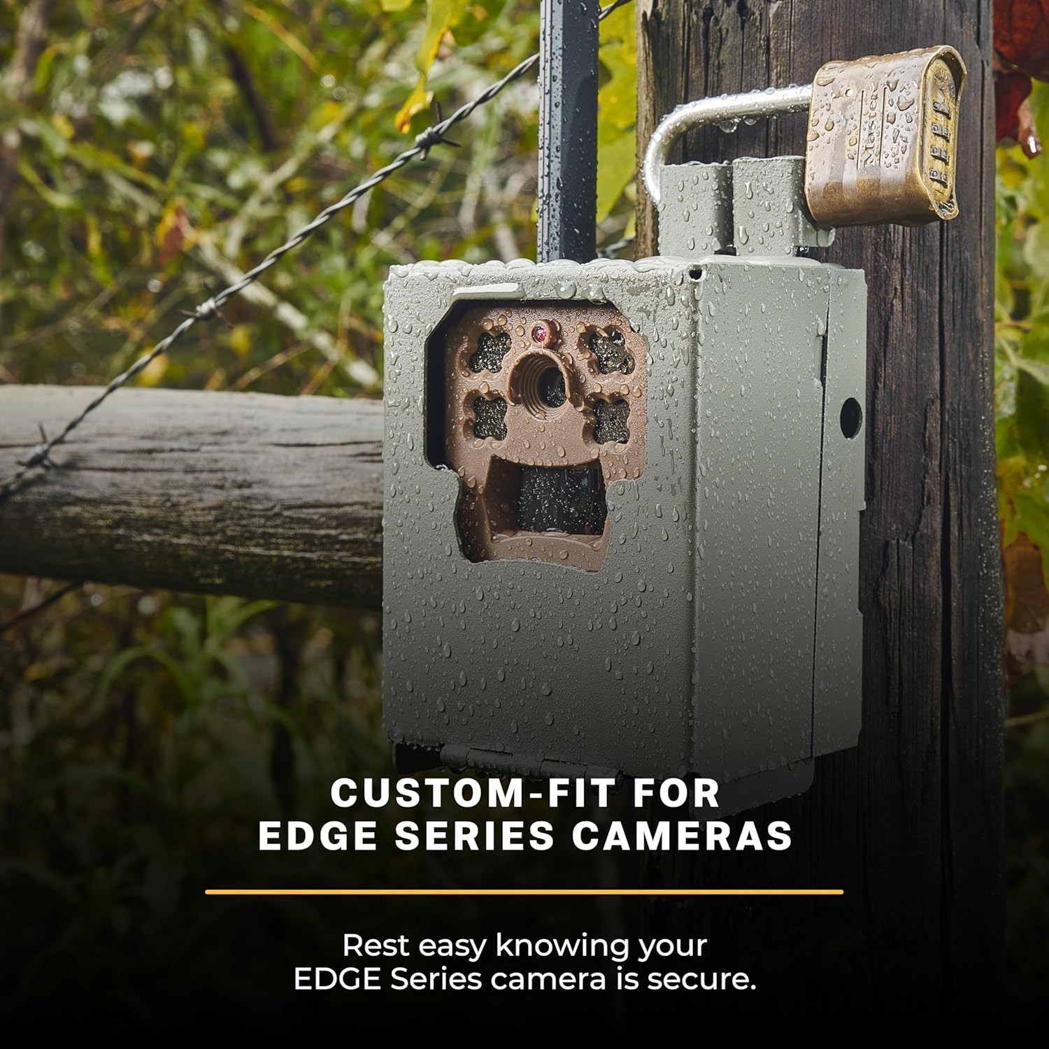 Weatherproof Security Box for Edge Trail Cameras - Includes Mounting Hardware