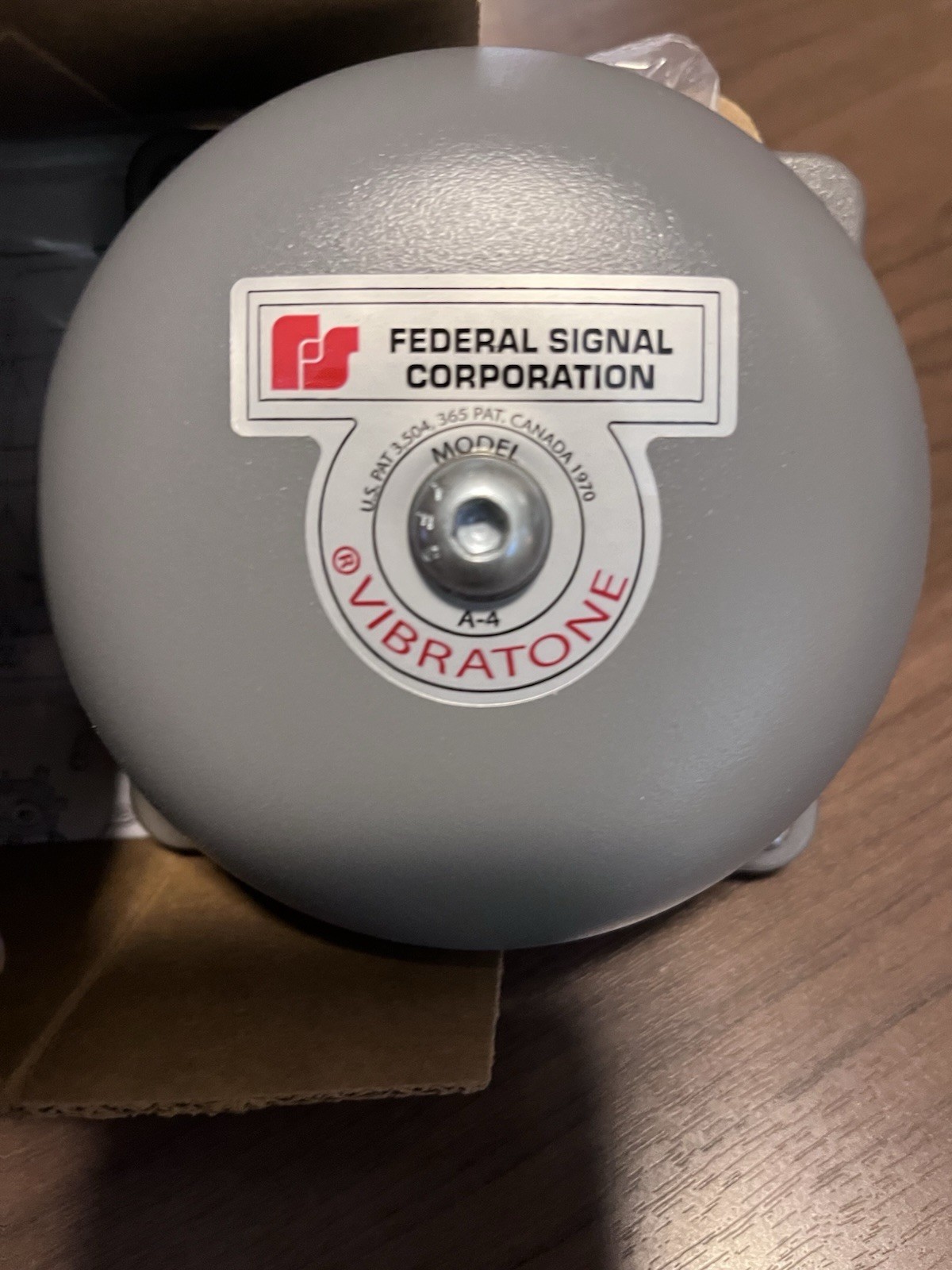 Federal Signal Corporation 4A960  VIBERTONE BELL