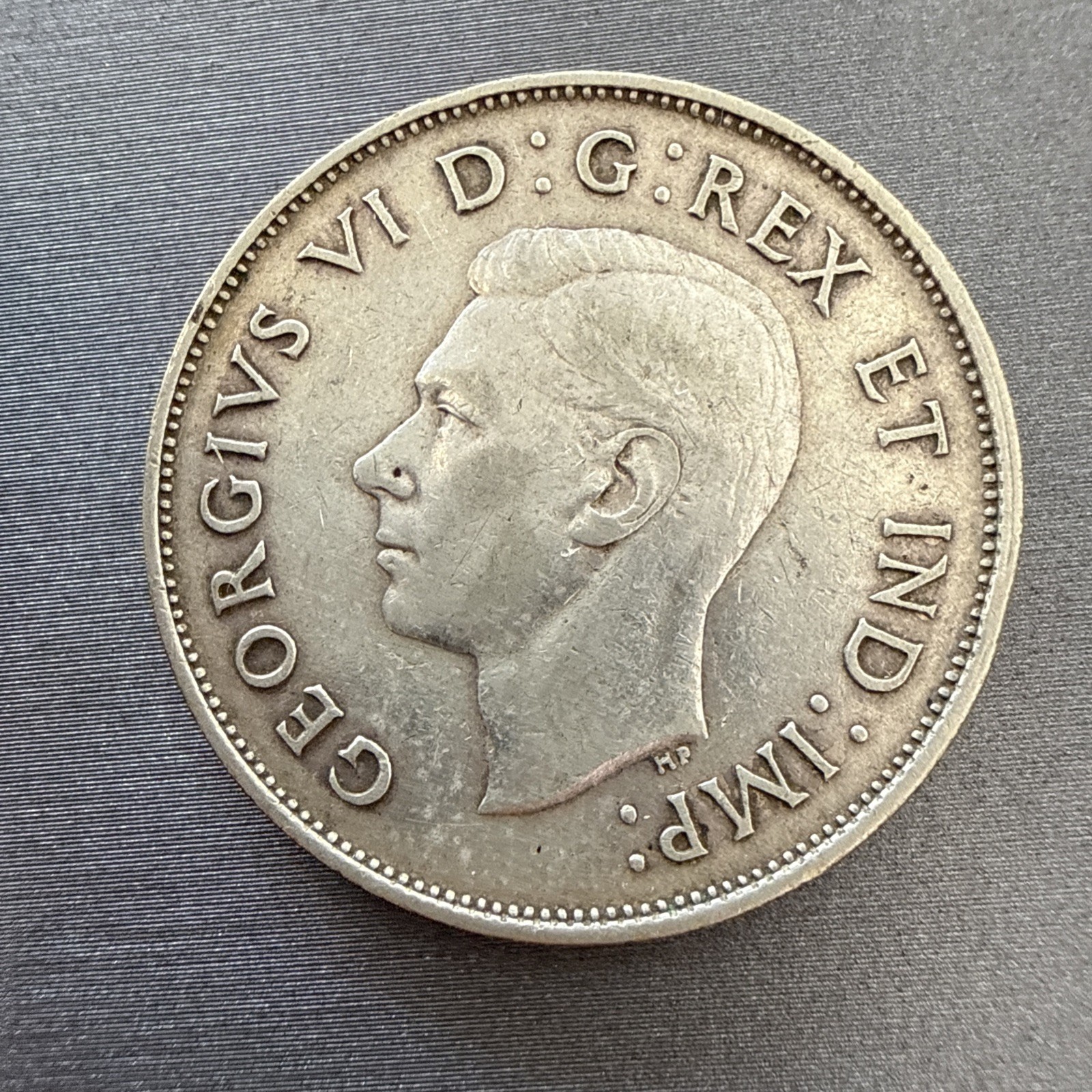 1940 Canada Half Dollar Coin