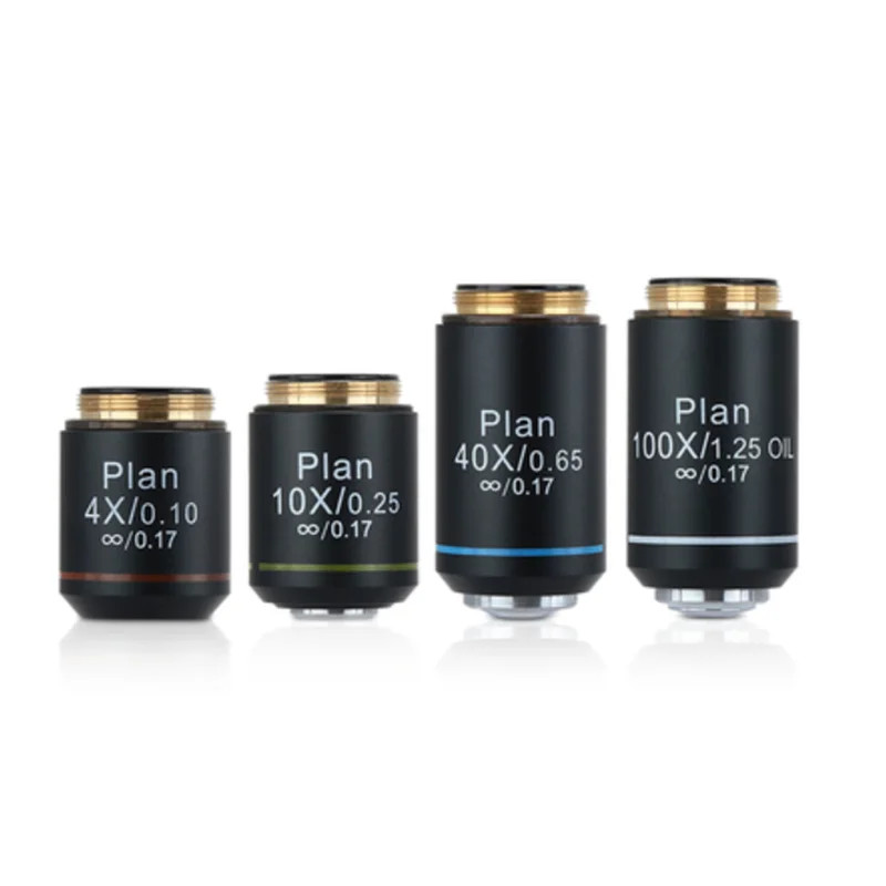 195 Plan Infinity Corrected Achromatic Objective Lens RMS 20.2mm Thread 4X‑100X