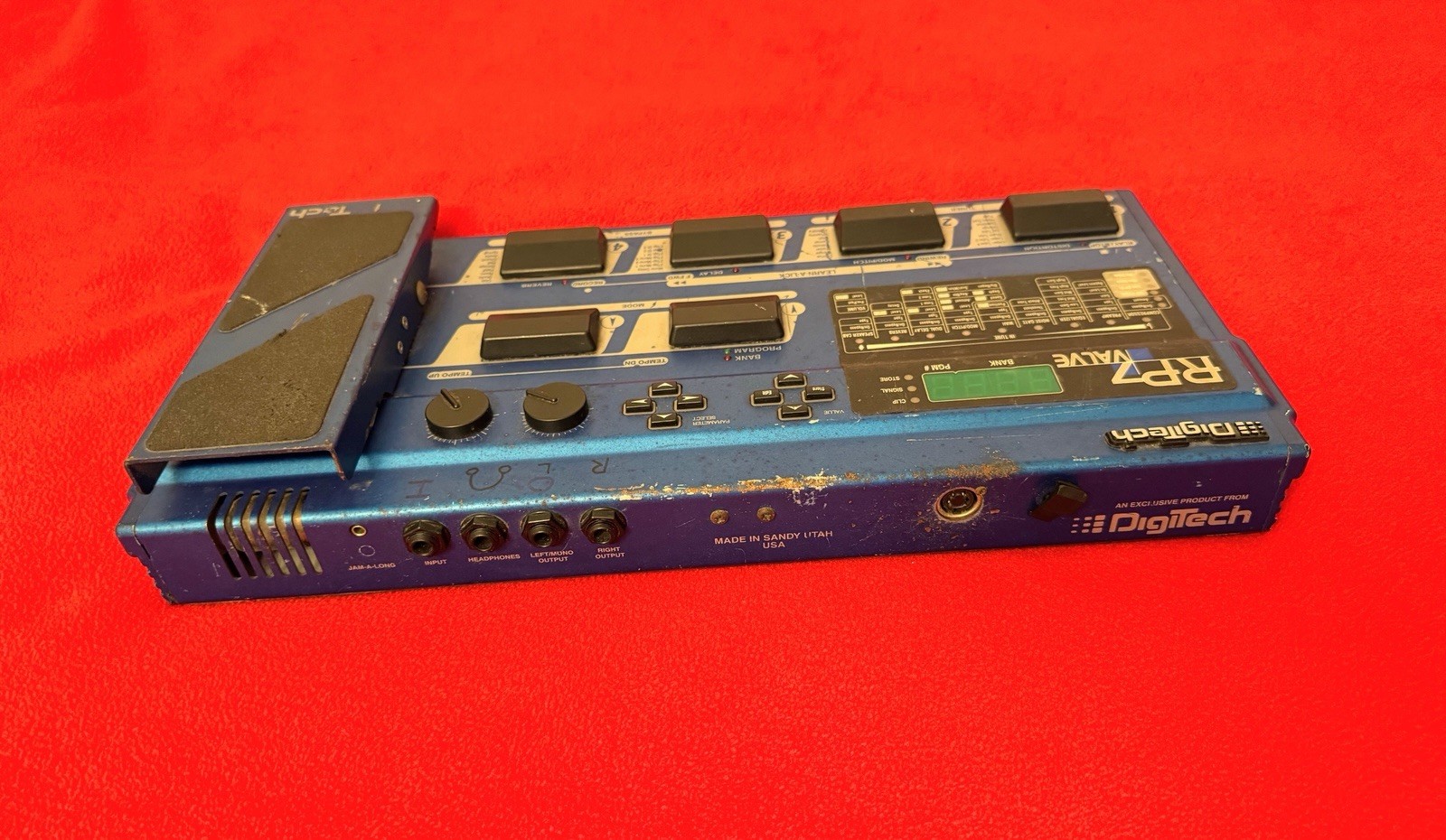 Digitech RP7 Valve Tube Preamp Multi-Effects Processor Untested -Parts Repair