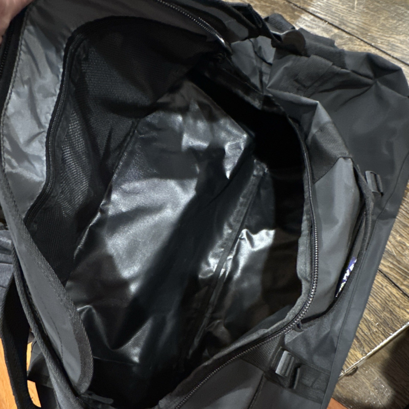 Wicked Weed Brewing Black Polyester Gym Bag with Zipper & Adjustable Tote bag