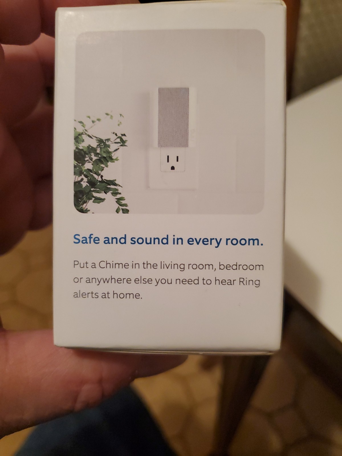 Ring Chime Plug in Chime for Ring Devices White