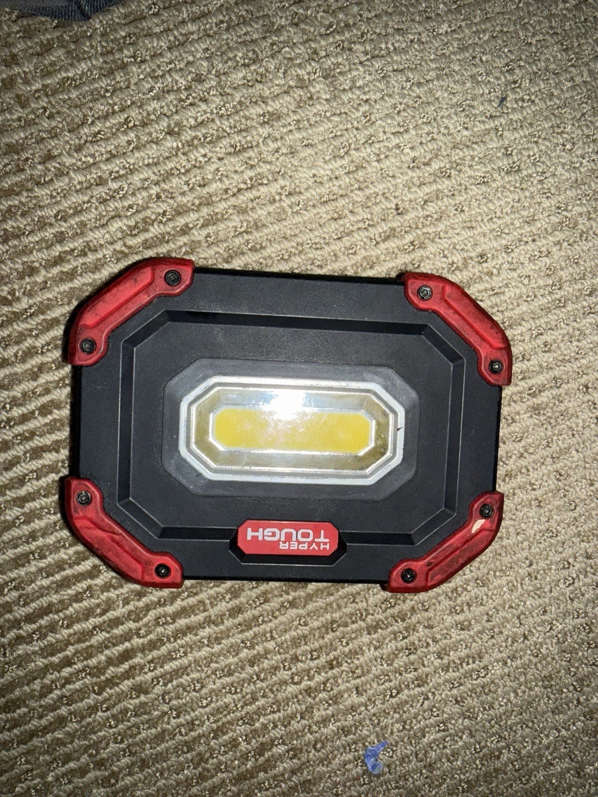 Hyper Tough 1200-Lumen RECHARGEABLE LED WORK LIGHT 3-Modes: High & Low & Flash