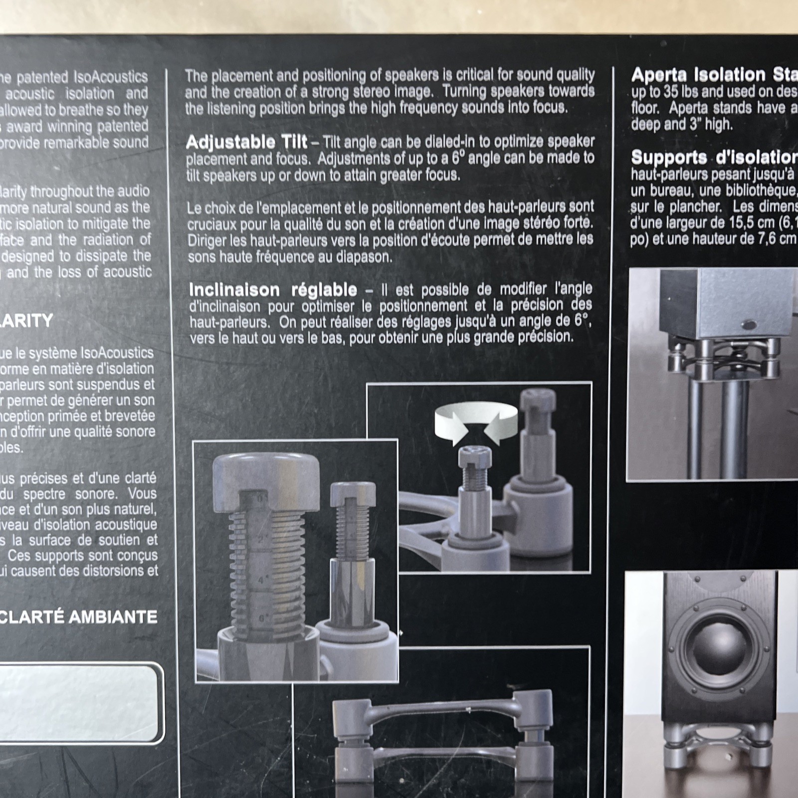 IsoAcoustics Aperta Speaker Stands Aluminum