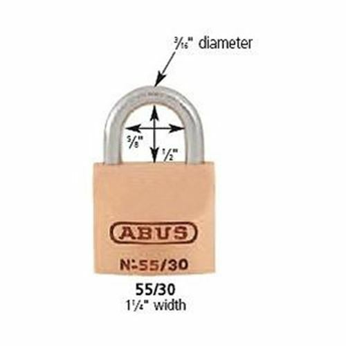 Abus 55/30 KA 5301 Padlock, (12-Pack) Keyed Alike