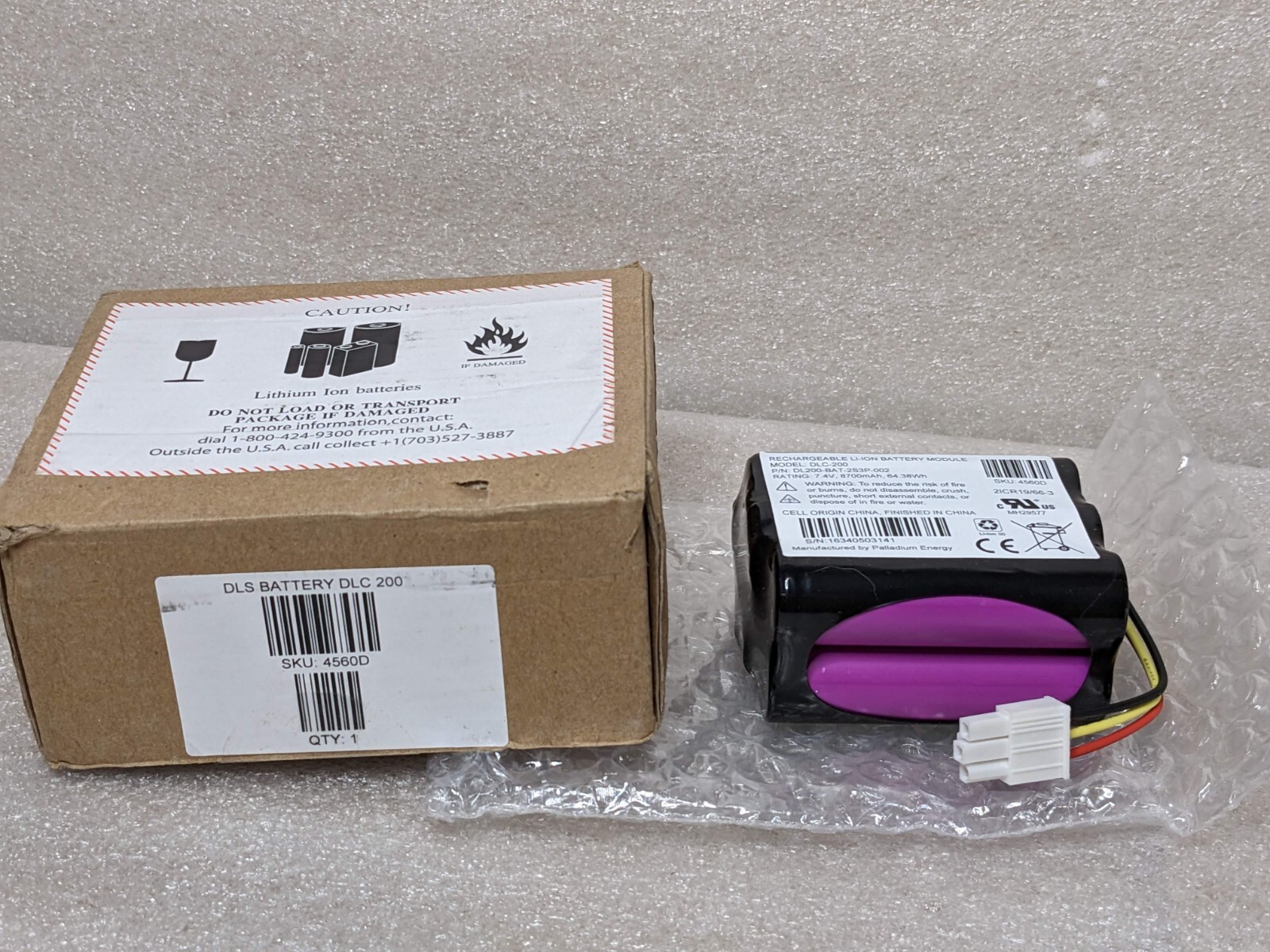 AT&T Digital Life SKU# 4560D DLS Rechargeable Battery DLC-200 🔥NEW🔥