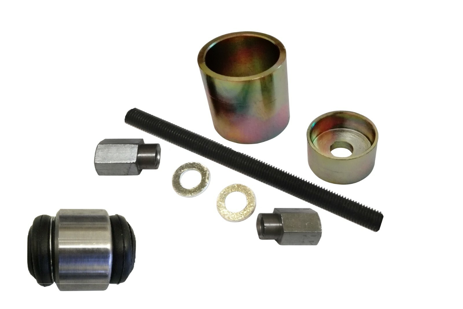 MERCEDES REAR SUSPENSION TRAILING ARM BUSH ROSE JOINT REMOVAL INSTALL TOOL