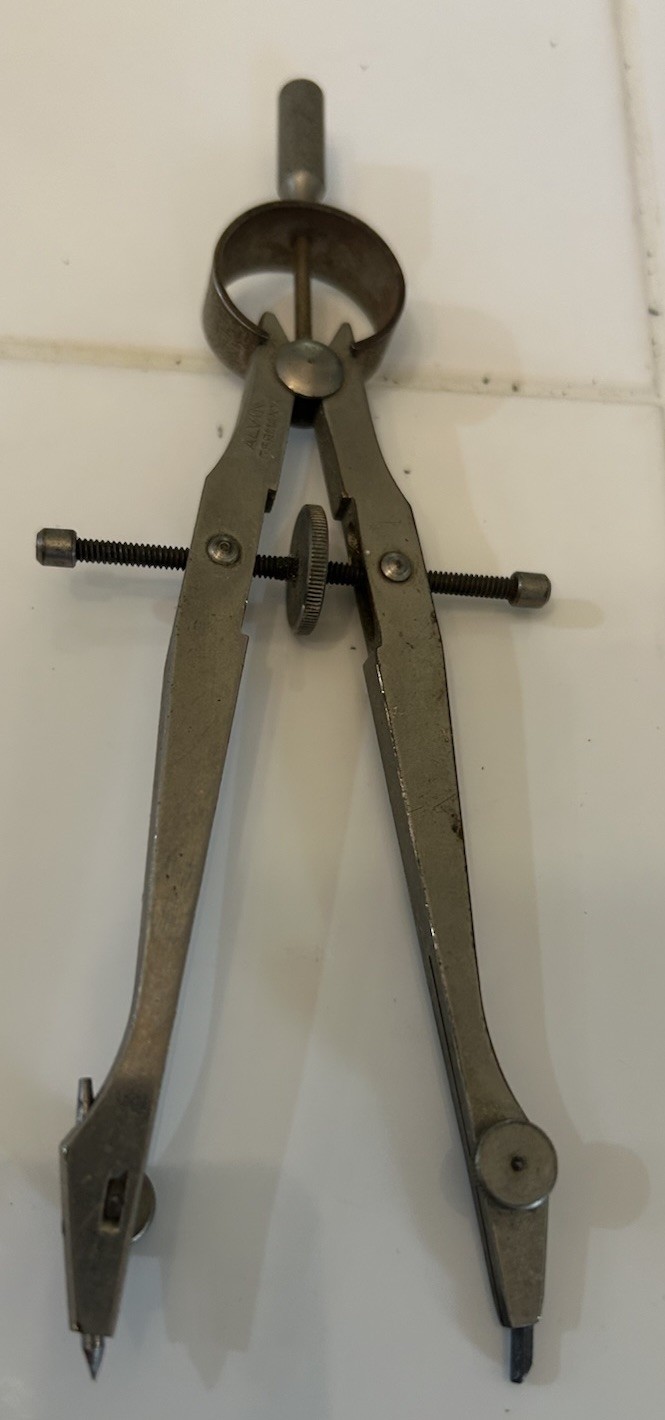 ALVIN BOW 6" COMPASS DRAFTING, ENGINEERING TOOL -GERMANY