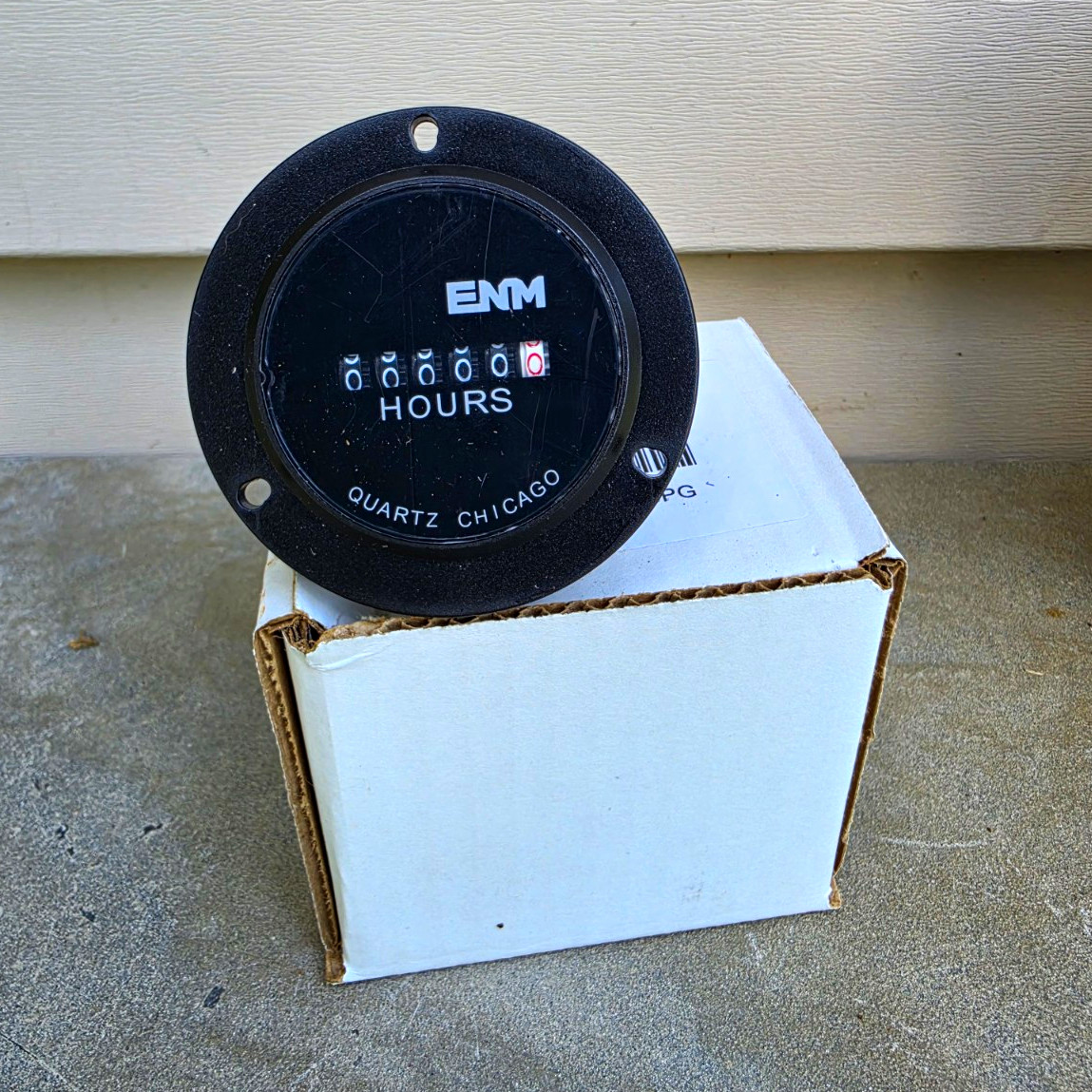 ENM Quartz Chicago Hours Hour Meter Panel Meter T50B59 440-480VAC 50/60Hz