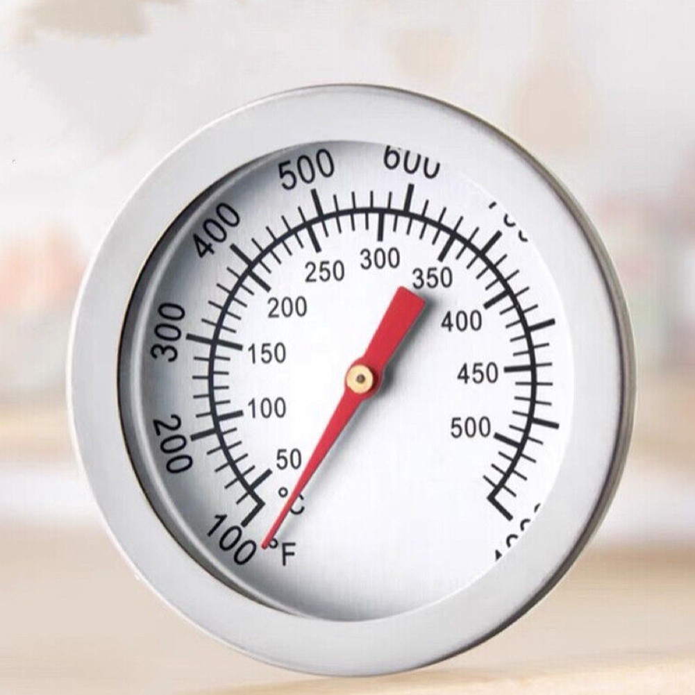 Practical Grill Thermometer 50~500?? Color: Silver Material: Stainless Steel