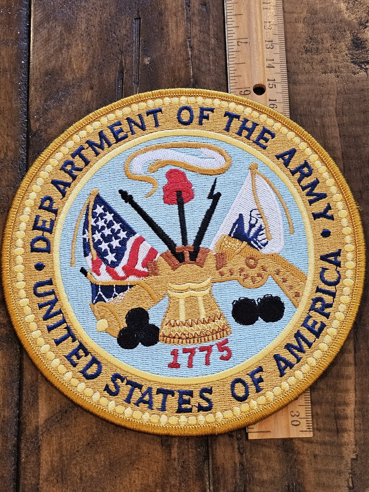 1980s 1990s US Army High Quality Service 6 Inch Patch L@@K!!!