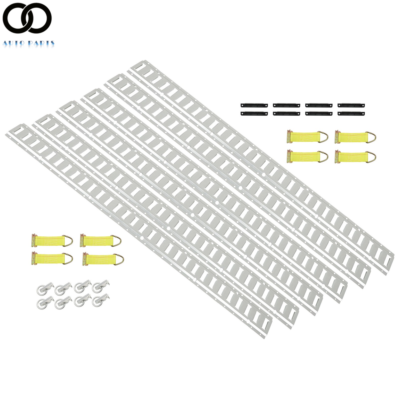 New 30 Piece E-Track Kit  with End Covers O-Rings and Tie Straps 6600015HETZ