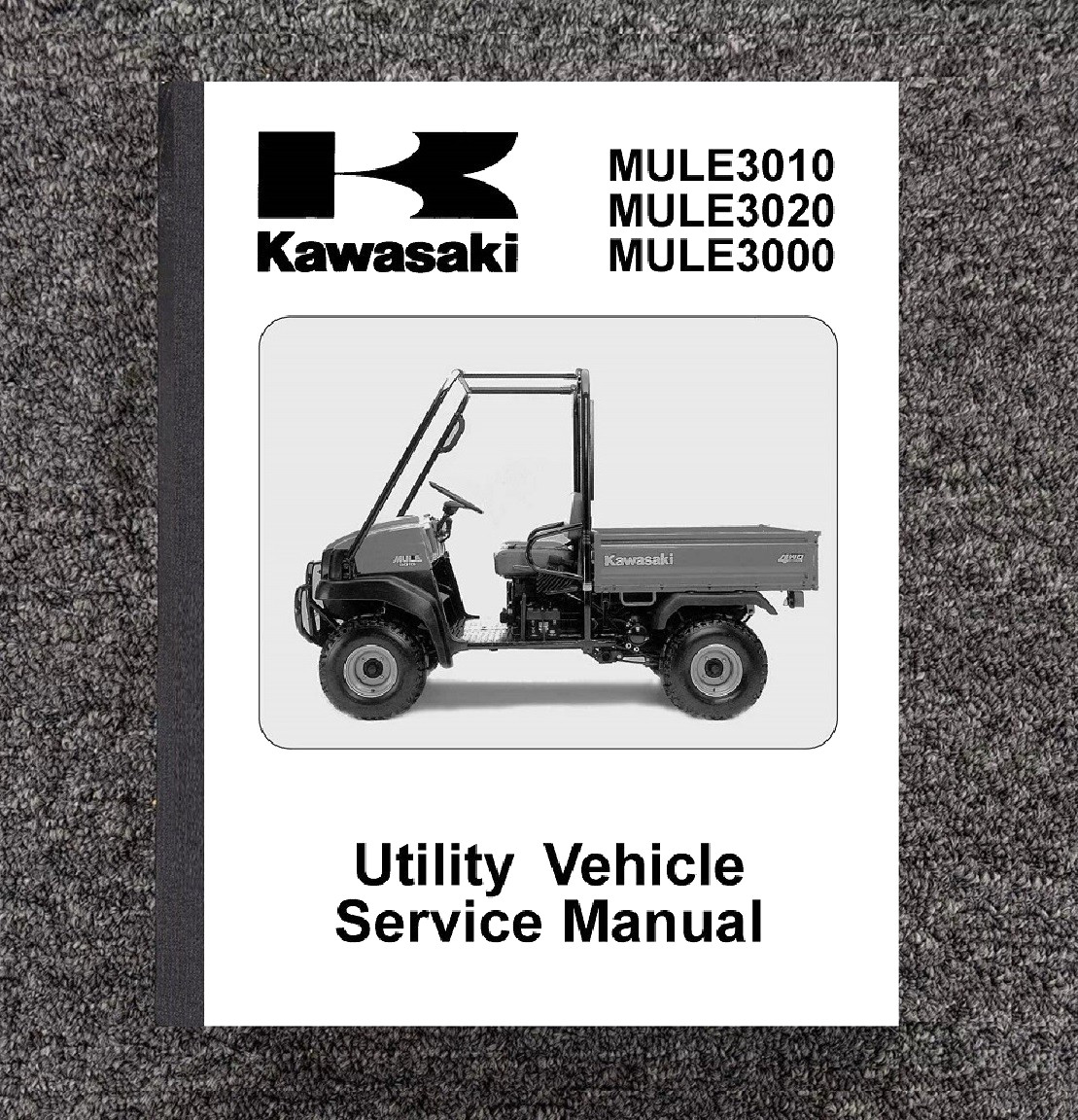 UTV Repair Shop Service Manual Fits Kawasaki Mule 3010 Gas (2001-2008) - PAPER M