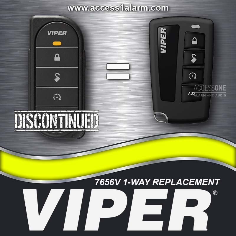 Viper 7656V 1-Way 5-Button Replacement Remote Control - NEW 7657V For The D9656V
