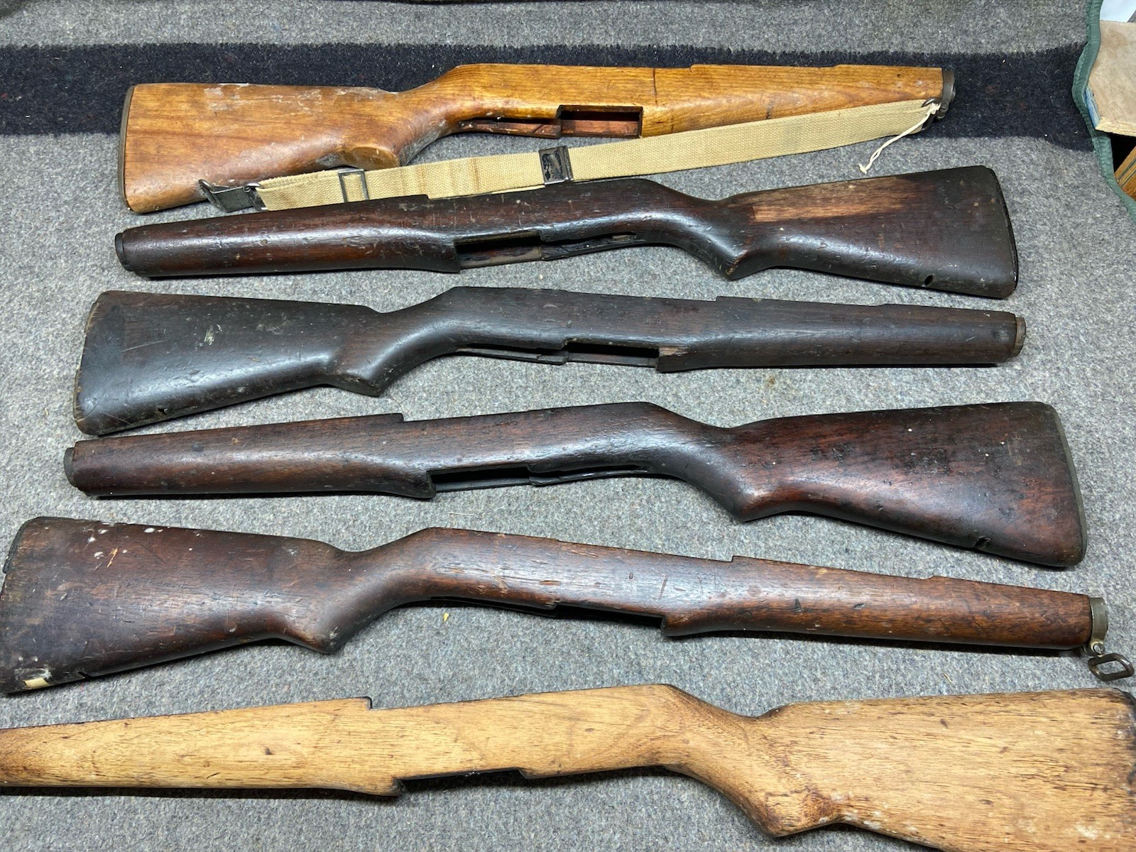 VTG WW2 Era M1 Garand Stock WORN for Project Replace or Restore