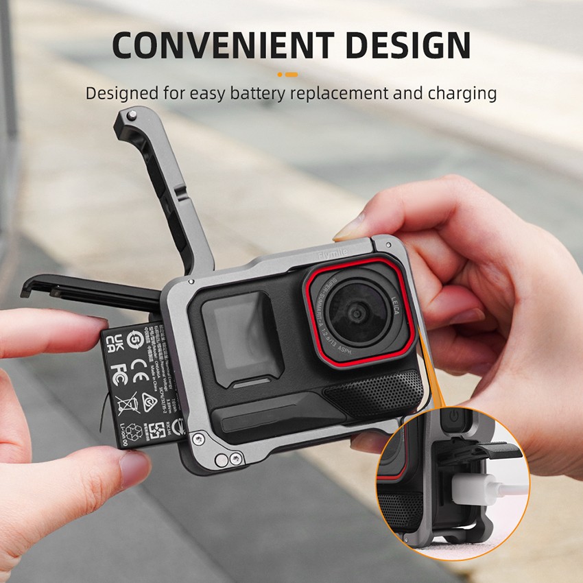Alloy Camera Protective Cases Quick Release Accessories For Insta360 Ace Pro 2