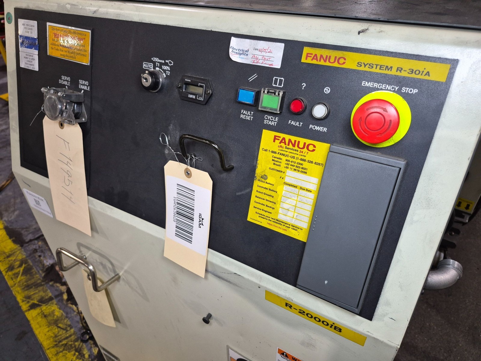 FANUC R-2000iB/210F Complete w/ R-30iA Controls USED - Missing Items