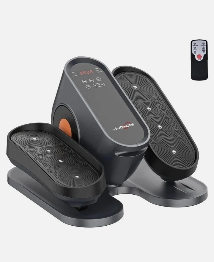 Portable MERACH Under Desk Pedal Exerciser Quiet Magnetic Leg Exercise Bike for