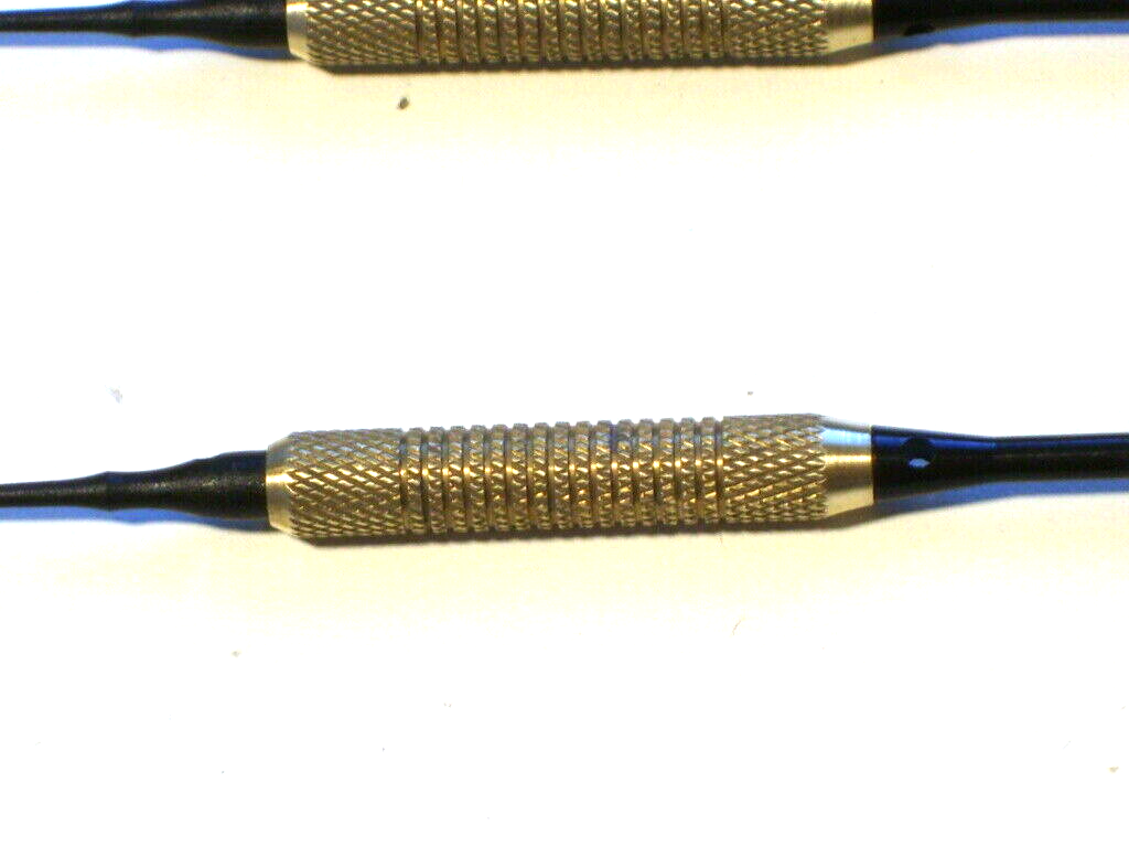 Soft Tip Darts, Used, 17 Gram Brass with New Aluminum Shafts & Flights #2567