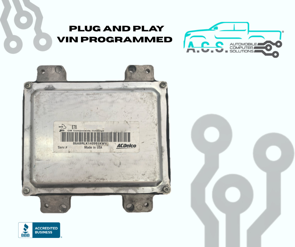 2017-2020 Buick Encore 1.4L ECU/ECM 12695536 *VIN PROGRAMMED*