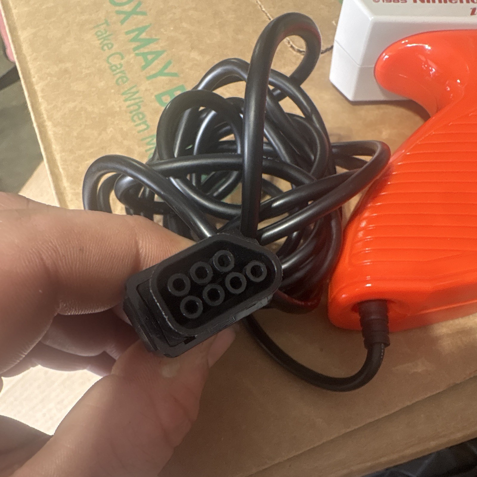 Nintendo Zapper Light Gun Controller Wired for NES Orange/Gray (1985)