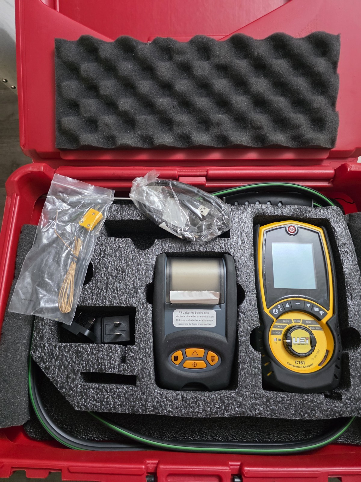 UEi C161C Residential Combustion Analyzer kit.