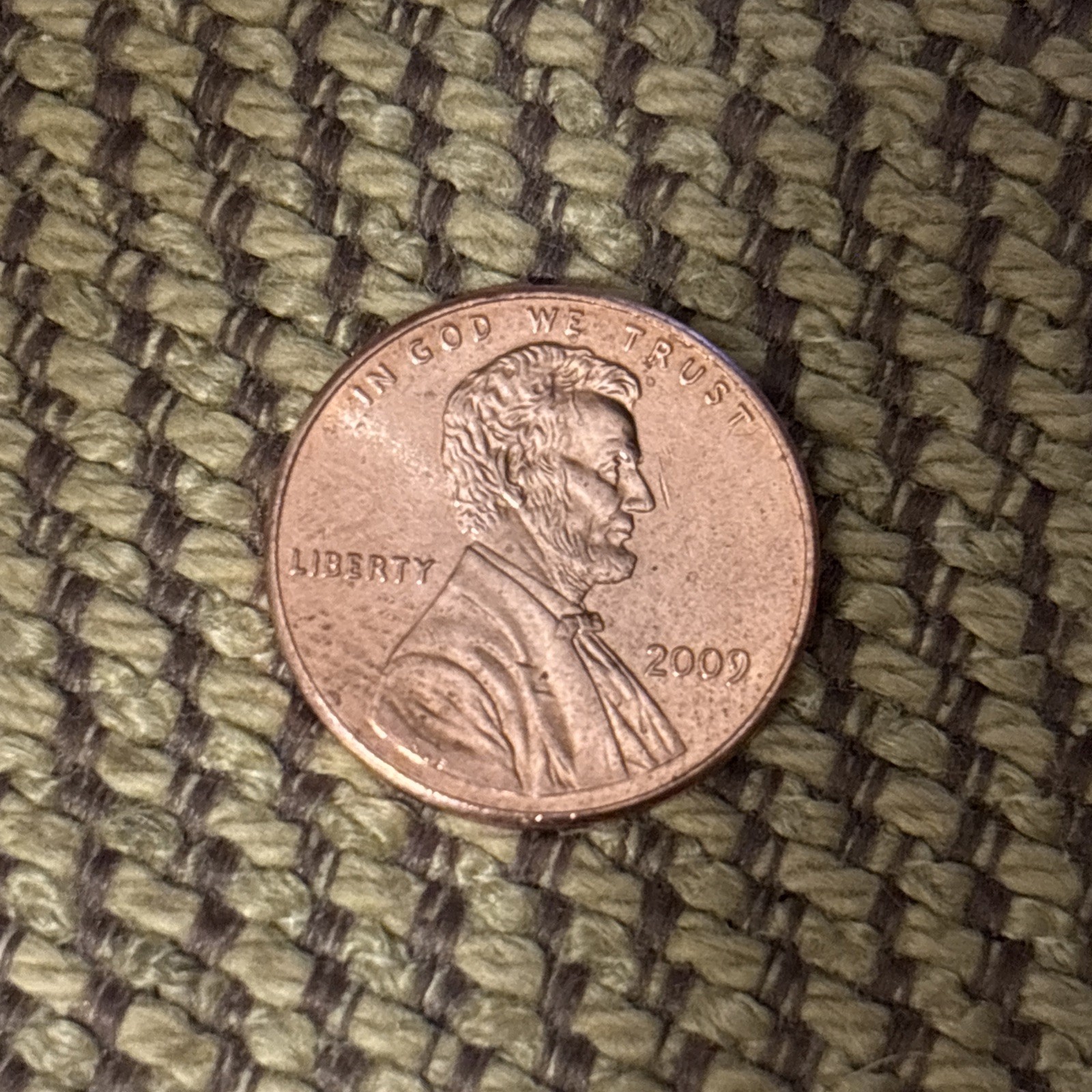2009 Lincoln Memorial Bicentennial Penny, No Mint Mark, Rare