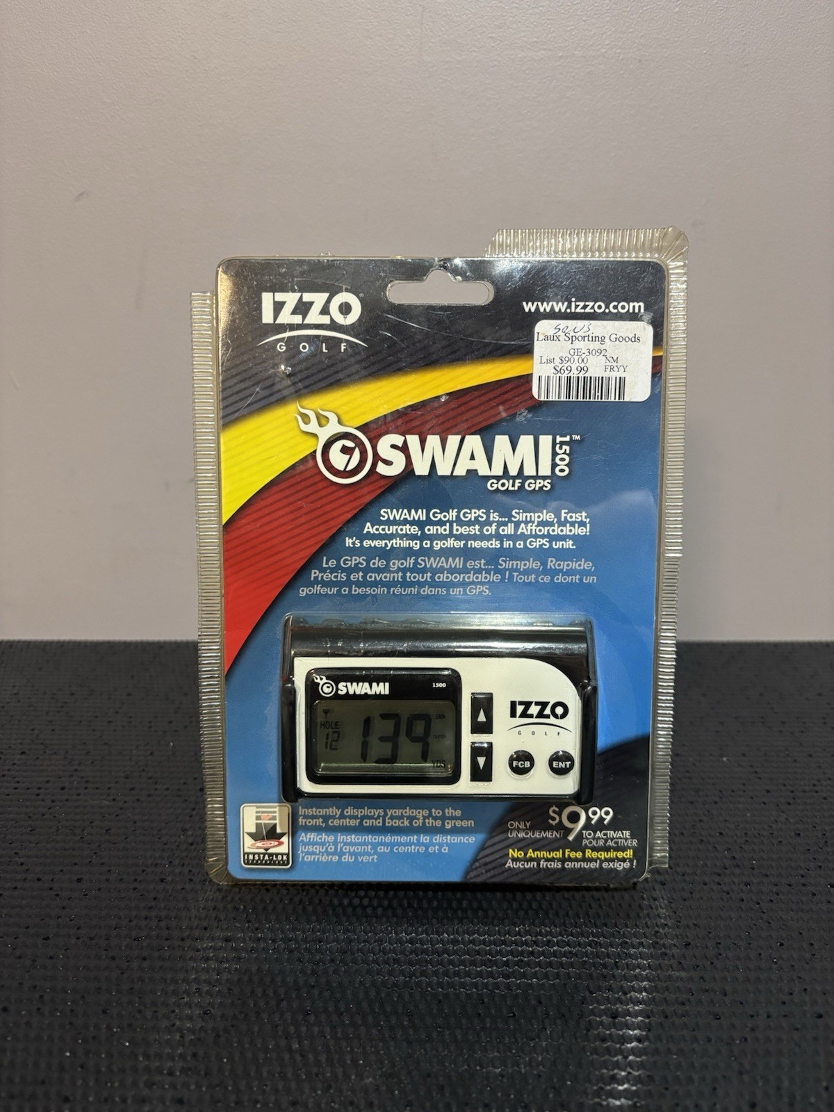 Izzo Swami 1500 Golf GPS Rangefinder Brand New Sealed