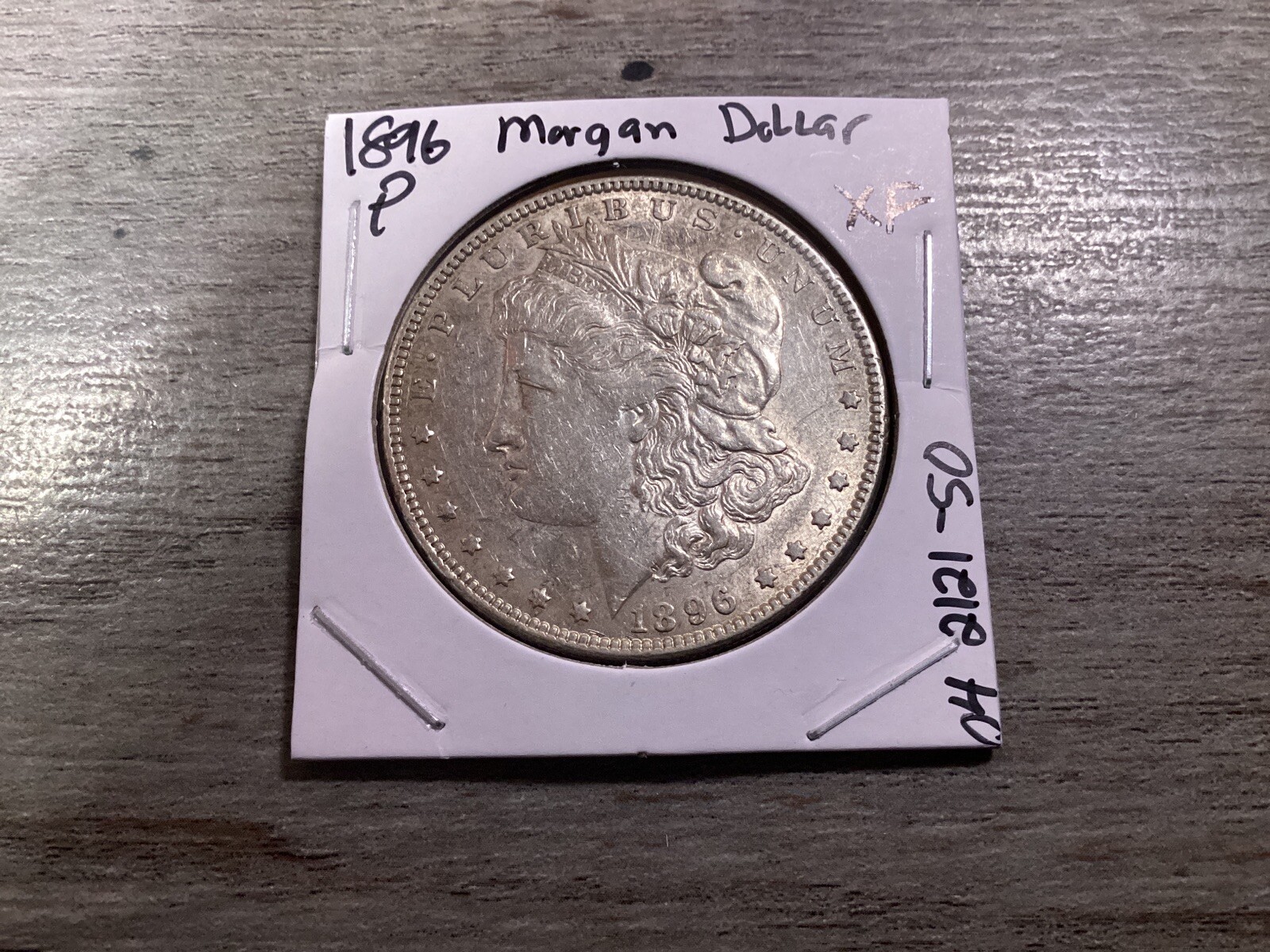 1896 Morgan 90% Silver Dollar in Extra Fine Condition 042121 50sk