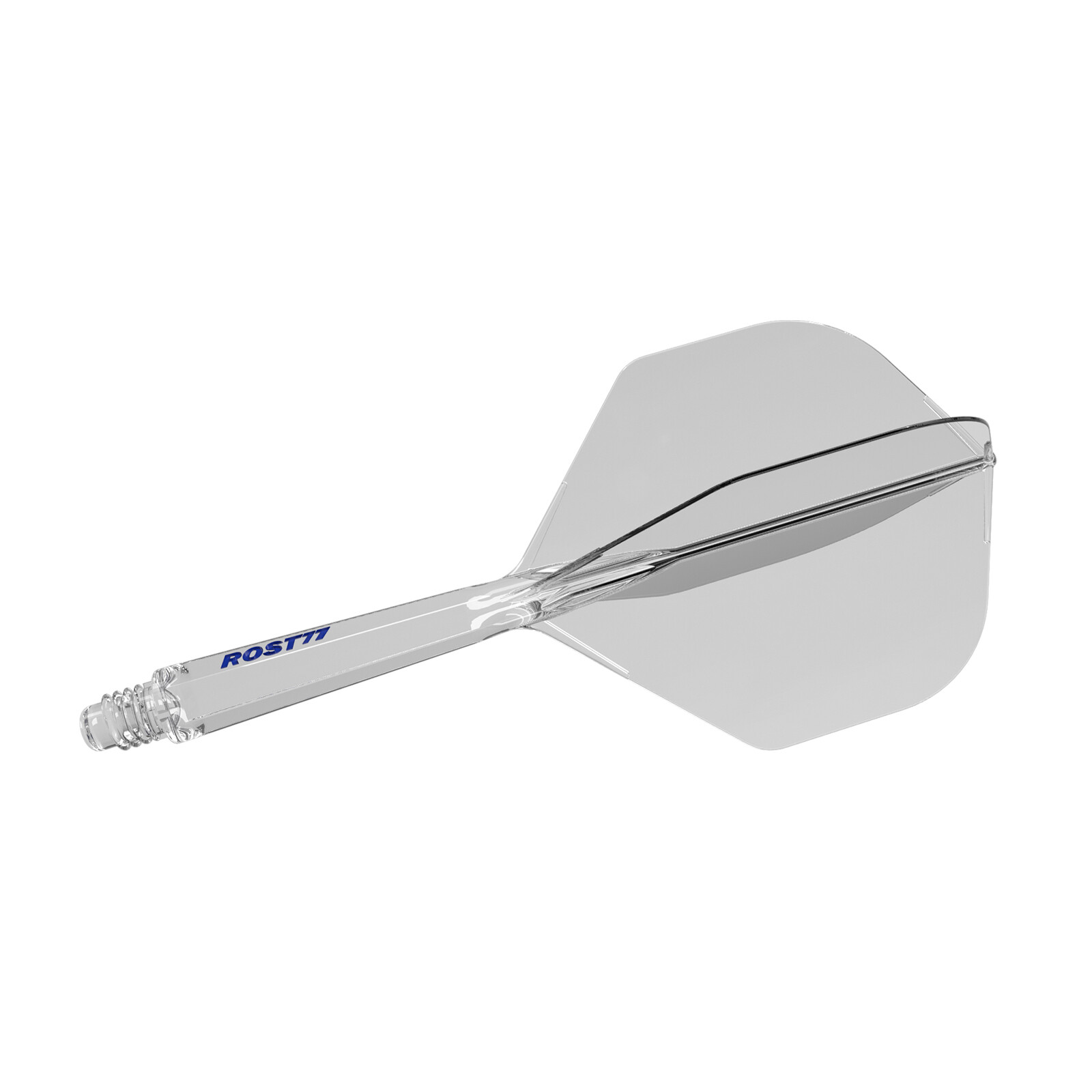 CUESOUL ROST 77 Integrated Dart Shaft and Flight,Standard Shape-Ice,Blue logo
