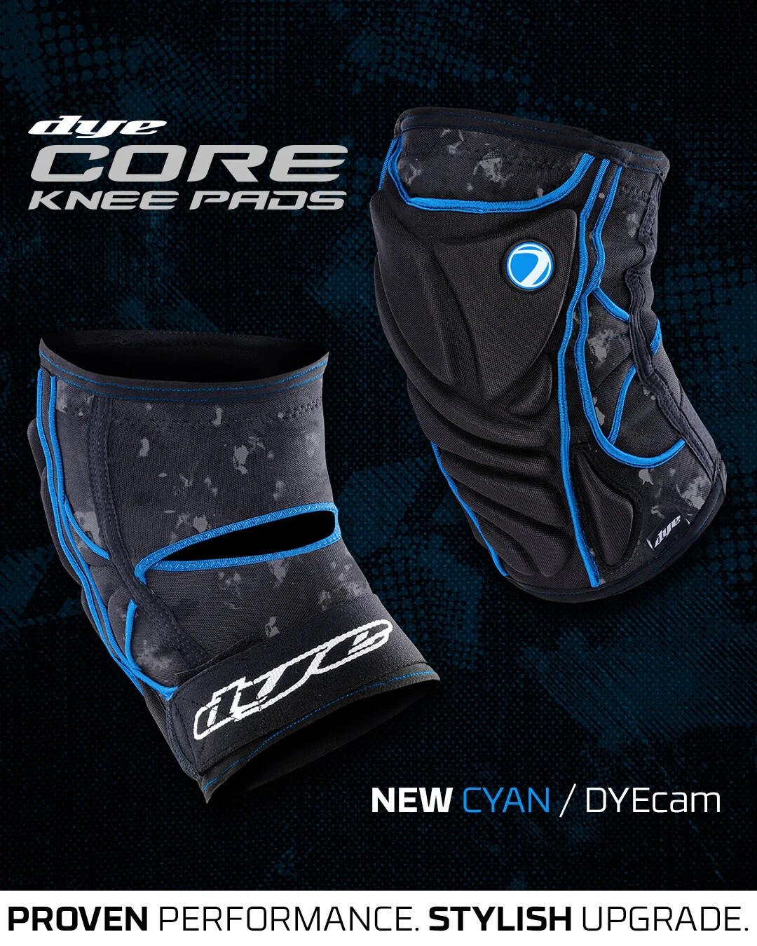 Dye Performance Knee Pads Dyecam Cyan - Large