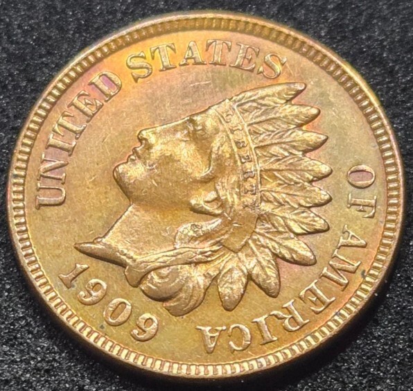 1909 Indian Head Penny Lightly Circulated