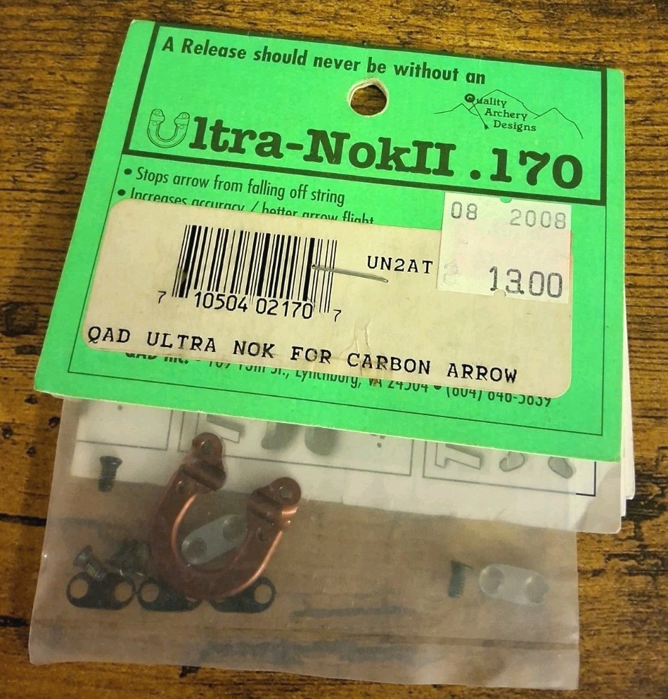Quality Archery Designs Ultra-NokII .170 Fits Easton A/C/C "G" Ser. Arrow Nocks