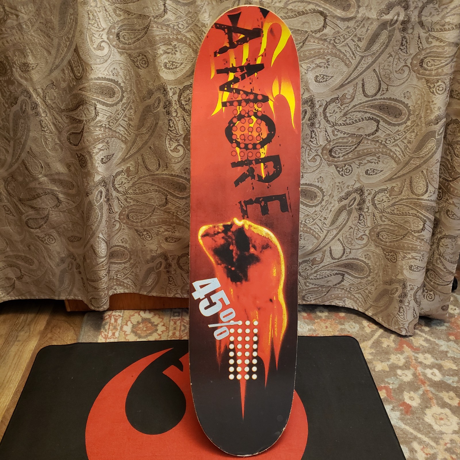 Skateboard / Snowboard With Wii Board For Wii Fit Balance Real Wood