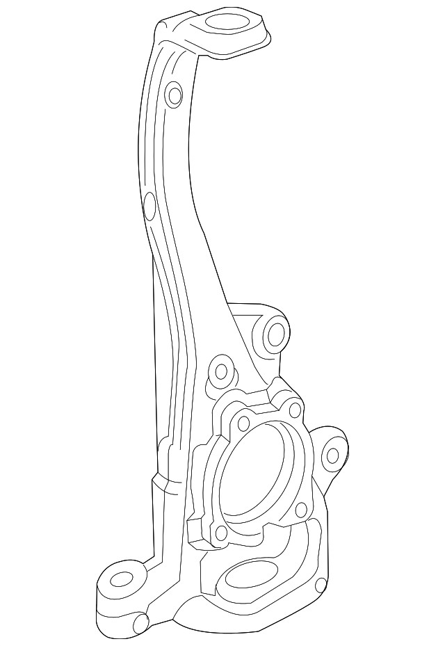 Genuine Mercedes-Benz Steering Knuckle 205-332-51-00-64