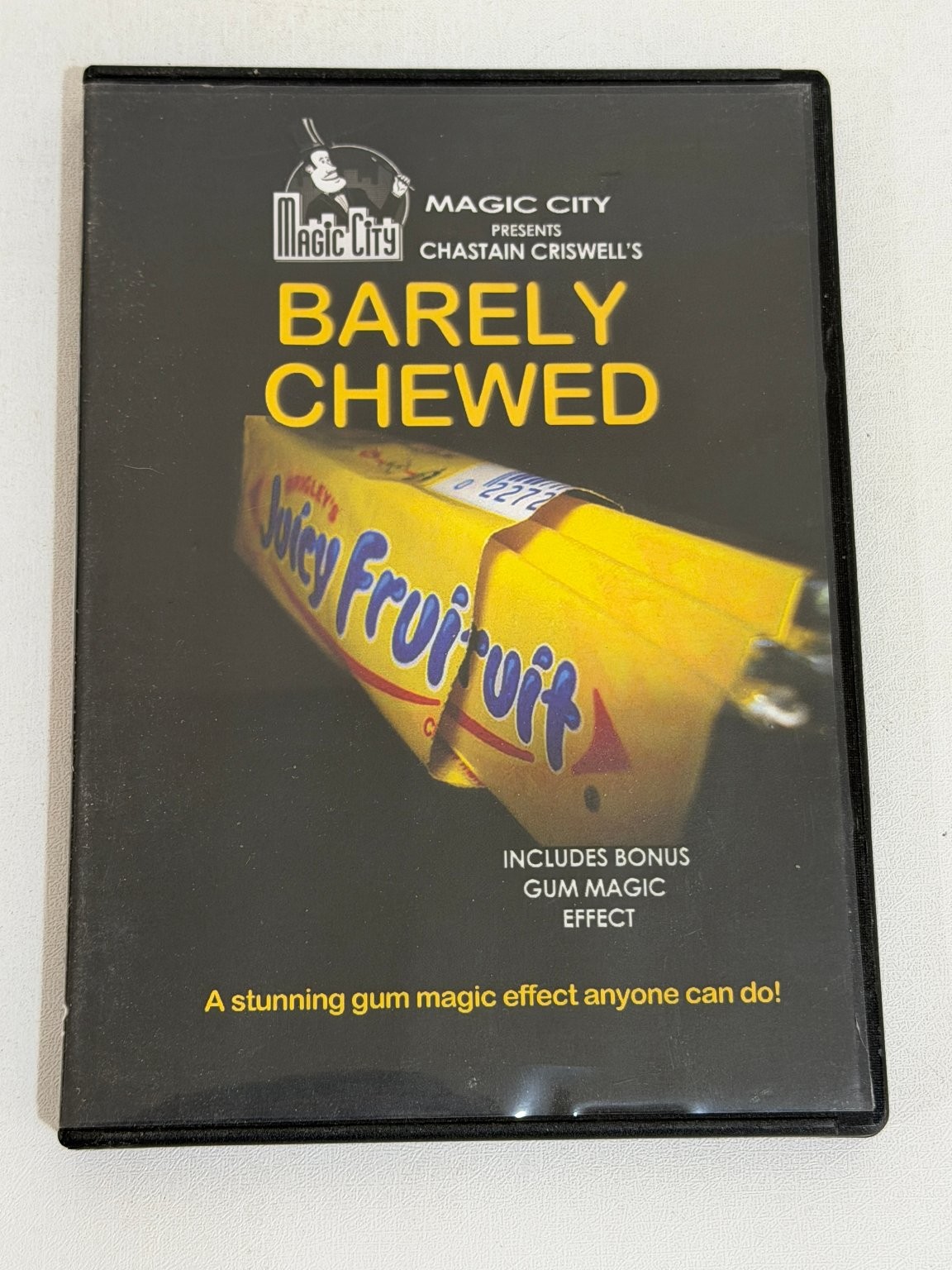 Magic City Chastain Criswell's BARELY CHEWED DVD Gum Magic Trick Lecture