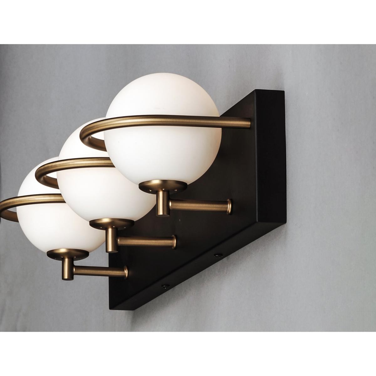 Maxim Lighting 21603SWBKGLD Revolve Bath Vanity Wall Light