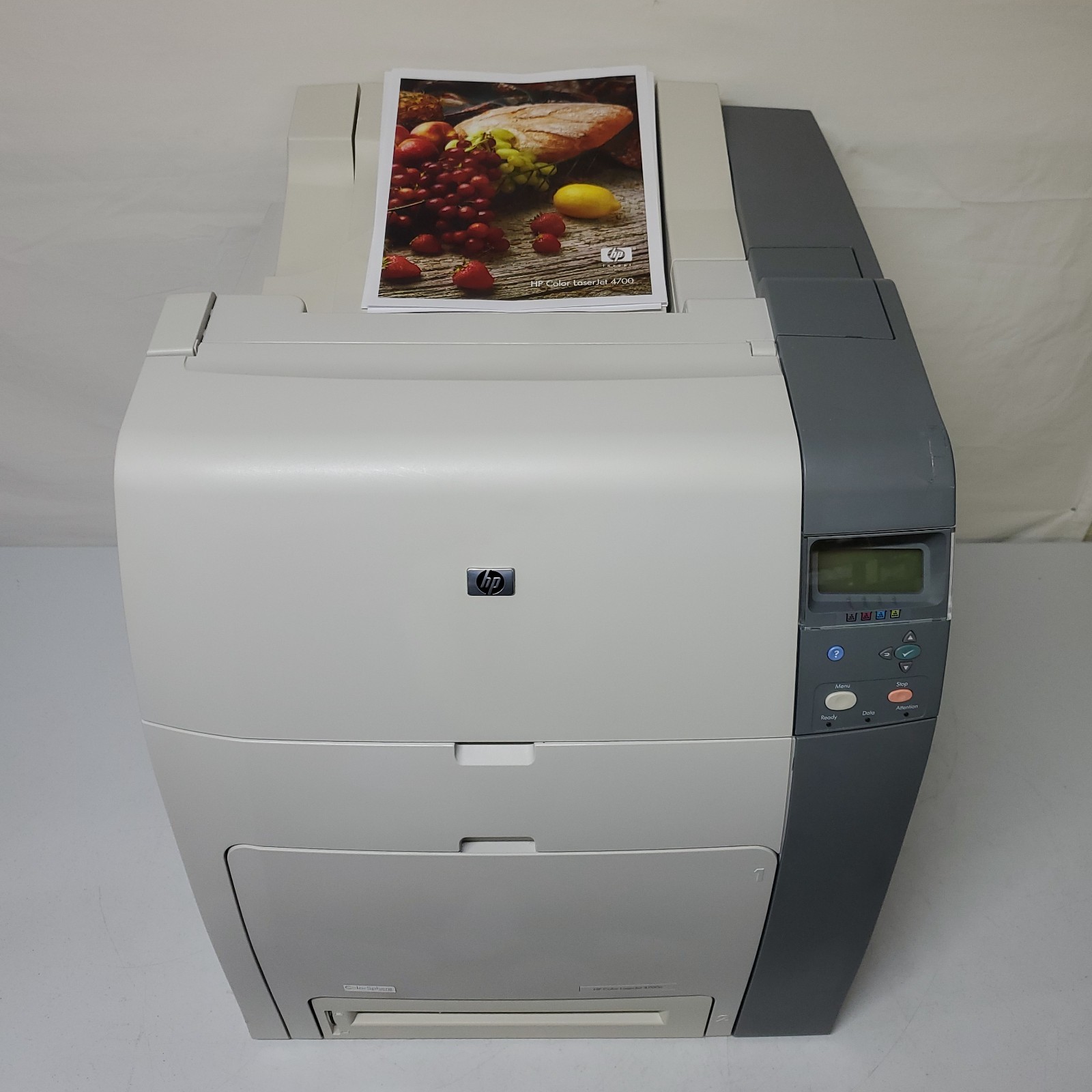 HP Color LaserJet 4700n Printer W/Toner Network USB