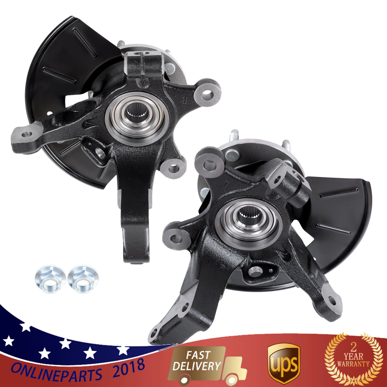 For 2005-2012 Ford Escape Tribute Mariner Front Knuckle & Wheel Hub Bearing
