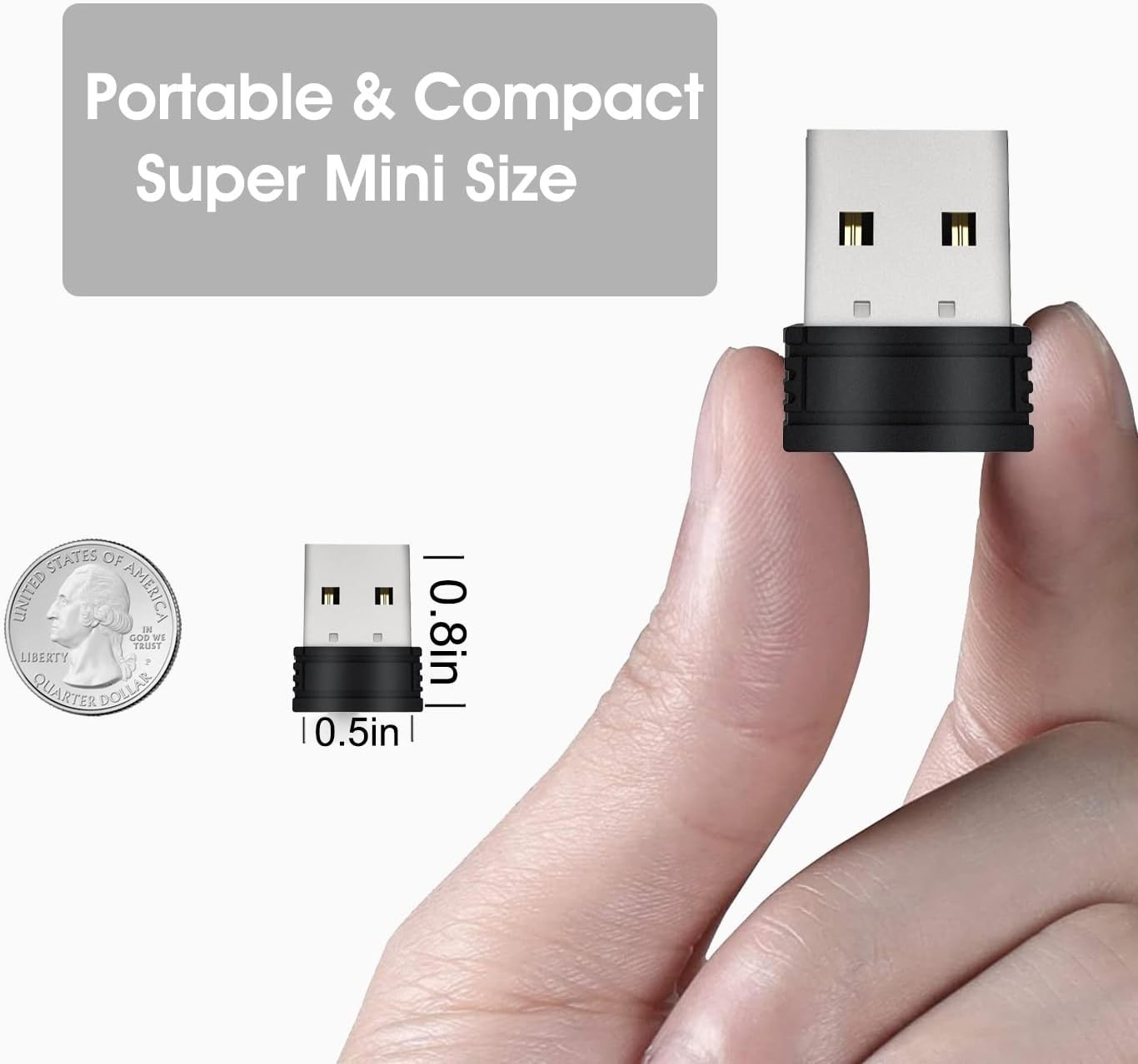 USB Mouse Jiggler - Keeps Your Computer Awake, Drive-Free Plug & Play Solution